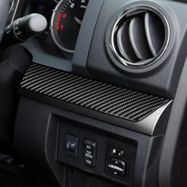 3 PCS / Set Carbon Fiber Car Center Console Decorative Sticker for Toyota Tundra 2014-2018, Right Driving by buy2fix