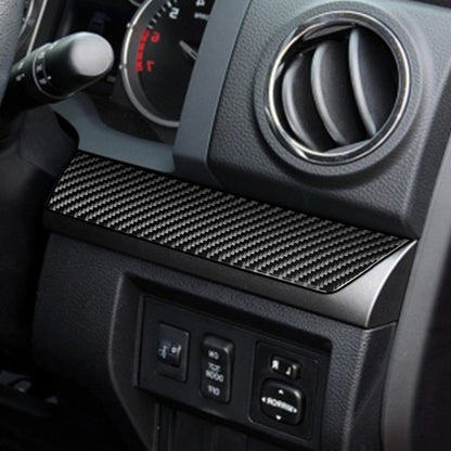 3 PCS / Set Carbon Fiber Car Center Console Decorative Sticker for Toyota Tundra 2014-2018, Right Driving by buy2fix