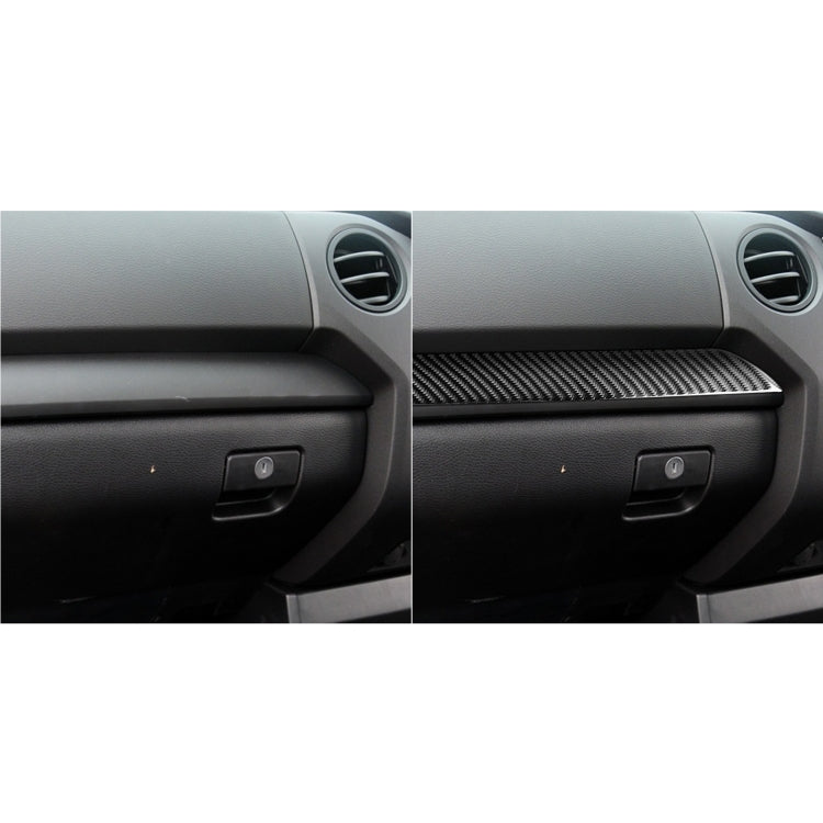 3 PCS / Set Carbon Fiber Car Center Console Decorative Sticker for Toyota Tundra 2014-2018, Right Driving by buy2fix