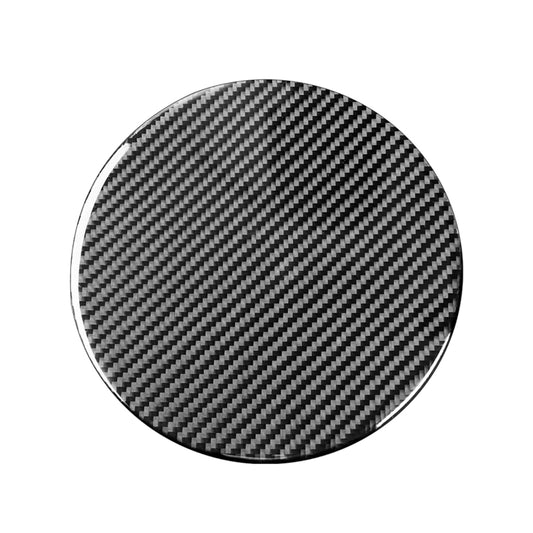 Carbon Fiber Car Fuel Tank Cover Decorative Sticker for Toyota Tundra 2014-2018, Left Right Driving Universal by buy2fix