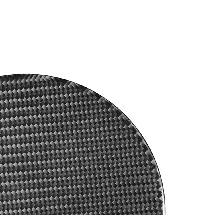 Carbon Fiber Car Fuel Tank Cover Decorative Sticker for Toyota Tundra 2014-2018, Left Right Driving Universal by buy2fix