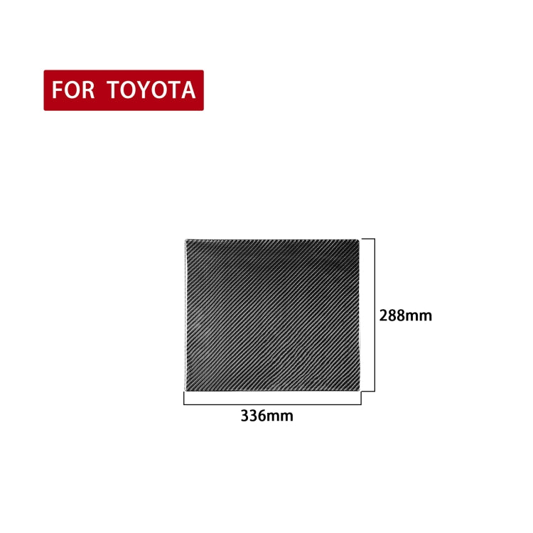 Carbon Fiber Car Rear Exhaust Air Outlet Anti-kick Panel Decorative Sticker for Toyota Tundra 2014-2018, Left Right Driving Universal by buy2fix