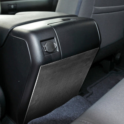 Carbon Fiber Car Rear Exhaust Air Outlet Anti-kick Panel Decorative Sticker for Toyota Tundra 2014-2018, Left Right Driving Universal by buy2fix