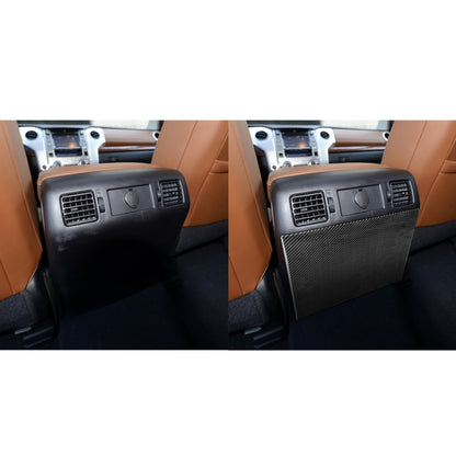 Carbon Fiber Car Rear Exhaust Air Outlet Anti-kick Panel Decorative Sticker for Toyota Tundra 2014-2018, Left Right Driving Universal by buy2fix