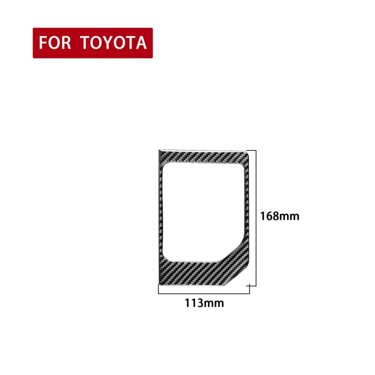 Carbon Fiber Car Gear Panel Decorative Sticker for Toyota Tundra 2014-2018, Left Right Driving Universal by buy2fix