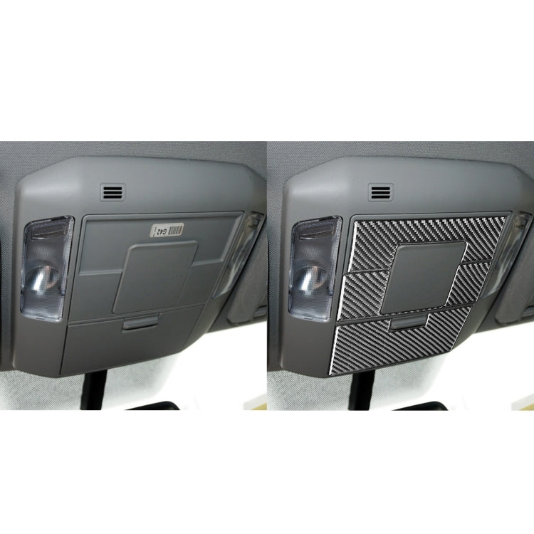 4 PCS / Set Carbon Fiber Car Front Row Reading Light Panel Decorative Sticker for Toyota Tundra 2014-2018, Left Right Driving Universal - Car Interior Mouldings by buy2fix | Online Shopping UK | buy2fix