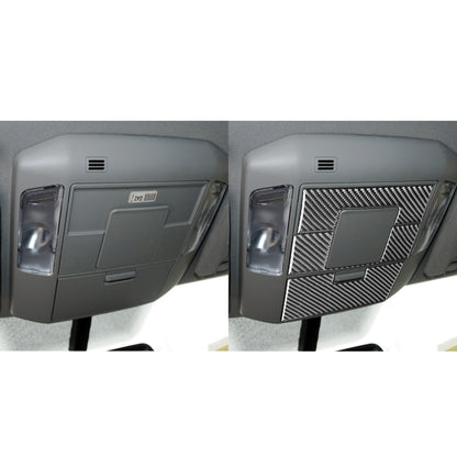 4 PCS / Set Carbon Fiber Car Front Row Reading Light Panel Decorative Sticker for Toyota Tundra 2014-2018, Left Right Driving Universal - Car Interior Mouldings by buy2fix | Online Shopping UK | buy2fix