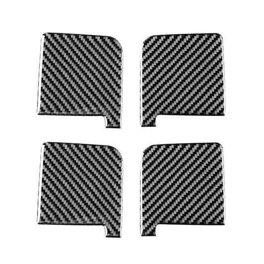 4 PCS / Set Carbon Fiber Car Inner Door Bowl Decorative Sticker for Toyota Tundra 2014-2018, Left Right Driving Universal - Car Interior Mouldings by buy2fix | Online Shopping UK | buy2fix