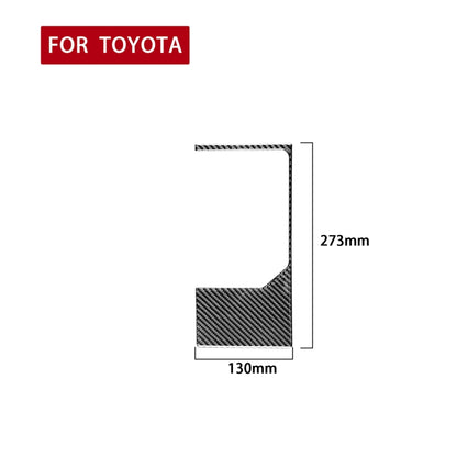 Carbon Fiber Car Gear Outer Frame Decorative Sticker for Toyota Tundra 2014-2018, Left Right Driving Universal by buy2fix