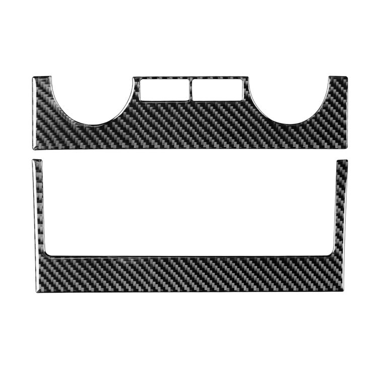 2 PCS / Set Carbon Fiber Car Central Control Air Conditioner Switch Panel Decorative Sticker for Toyota Tundra 2014-2018, Left Right Driving Universal by buy2fix