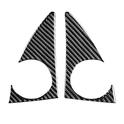 2 PCS / Set Carbon Fiber Car A-pillar Speaker Panel Decorative Sticker for Toyota Tundra 2014-2018, Left Right Driving Universal by buy2fix