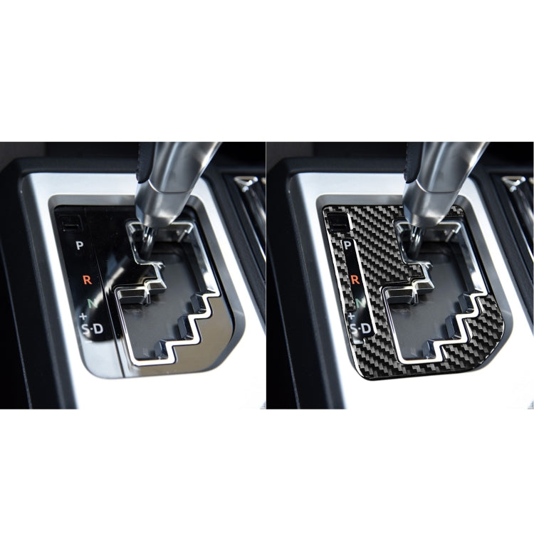Carbon Fiber Car Gear Indicator Decorative Sticker for Toyota Tundra 2014-2018, Left Right Driving Universal by buy2fix