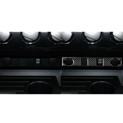 Carbon Fiber Car Cigarette Lighter Switch Decorative Sticker for Toyota Tundra 2014-2018, Left Right Driving Universal by buy2fix