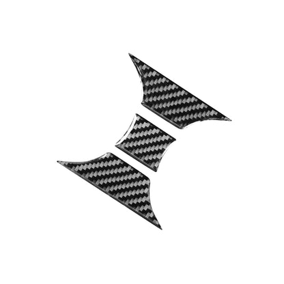 5 PCS / Set Carbon Fiber Car Central Control Cup Holder Panel Decorative Sticker for Toyota Tundra 2014-2018, Left Right Driving Universal by buy2fix