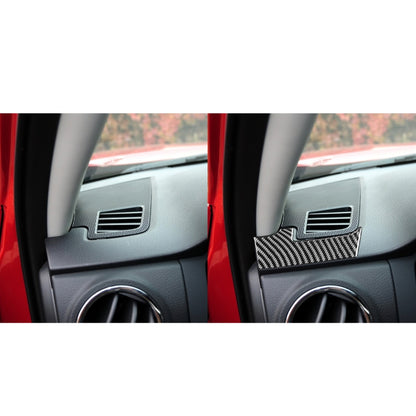 2 PCS / Set Carbon Fiber Car Dashboard Air Outlet Decorative Sticker for Toyota Tundra 2014-2018, Left Driving by buy2fix