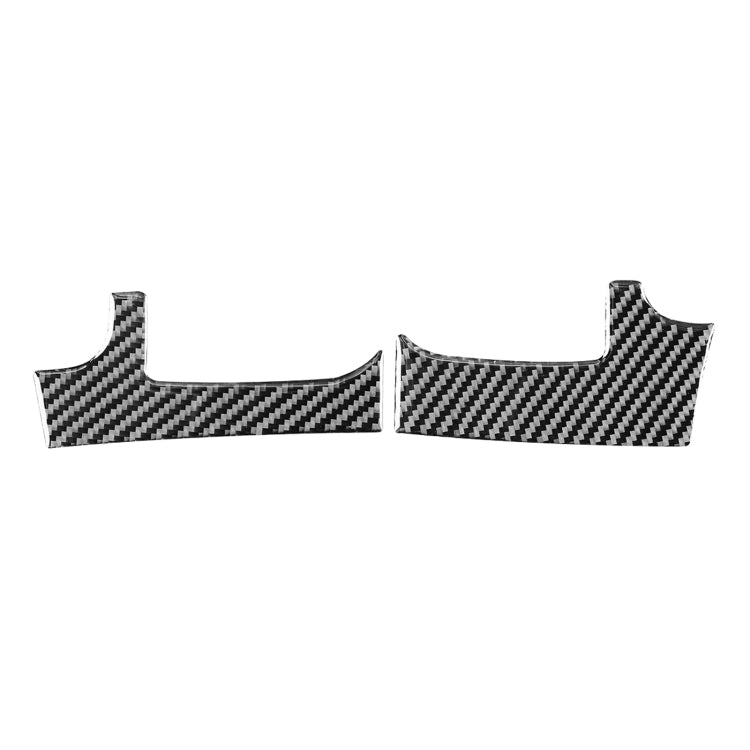 2 PCS / Set Carbon Fiber Car Dashboard Air Outlet Decorative Sticker for Toyota Tundra 2014-2018, Right Driving by buy2fix