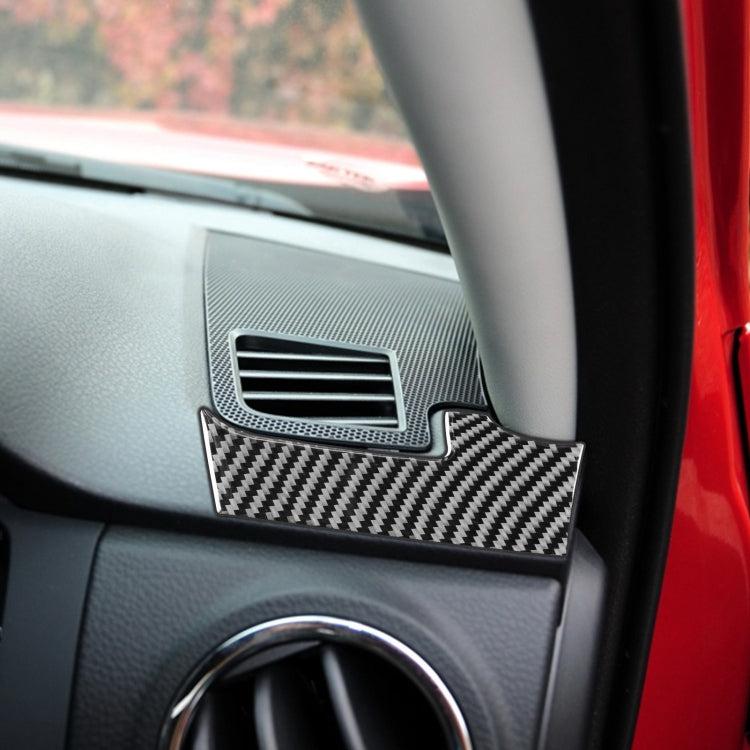 2 PCS / Set Carbon Fiber Car Dashboard Air Outlet Decorative Sticker for Toyota Tundra 2014-2018, Right Driving by buy2fix