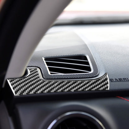 2 PCS / Set Carbon Fiber Car Dashboard Air Outlet Decorative Sticker for Toyota Tundra 2014-2018, Right Driving by buy2fix