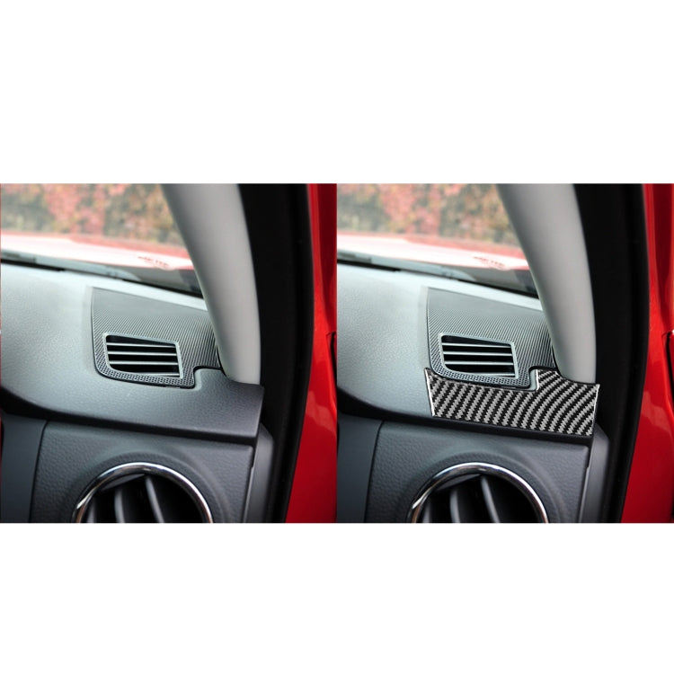 2 PCS / Set Carbon Fiber Car Dashboard Air Outlet Decorative Sticker for Toyota Tundra 2014-2018, Right Driving by buy2fix