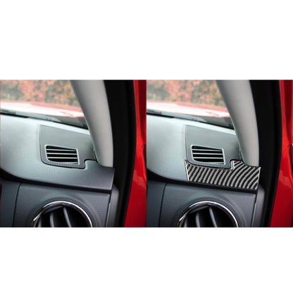 2 PCS / Set Carbon Fiber Car Dashboard Air Outlet Decorative Sticker for Toyota Tundra 2014-2018, Right Driving by buy2fix