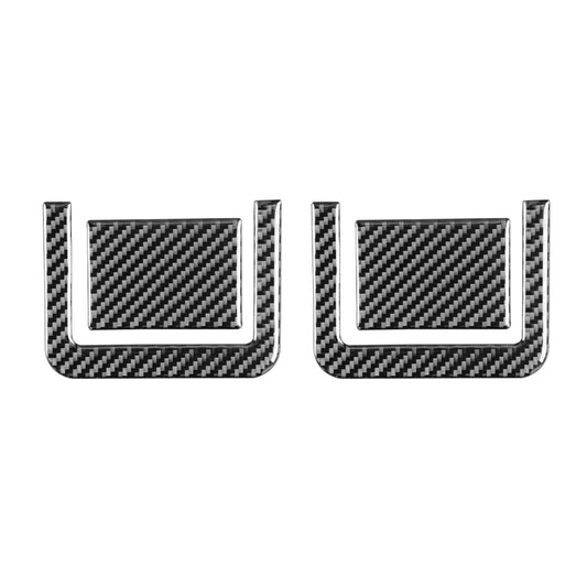 4 PCS / Set Carbon Fiber Car Rear Seat Adjustment Panel Decorative Sticker for Toyota Tundra 2014-2018, Left Right Driving Universal - Car Interior Mouldings by buy2fix | Online Shopping UK | buy2fix