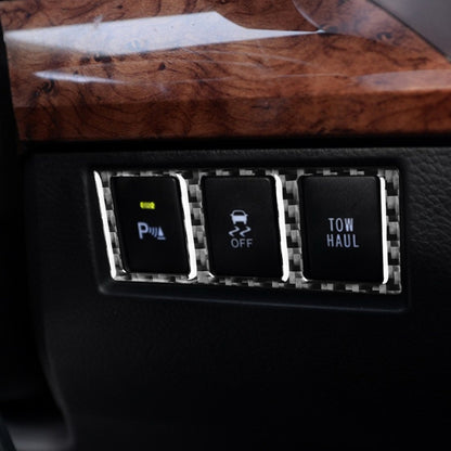 Carbon Fiber Car Mode Switch Decorative Sticker for Toyota Tundra 2014-2018, Left Right Driving Universal by buy2fix