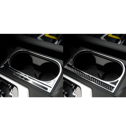3 PCS / Set Carbon Fiber Car Central Control Cup Holder Decorative Sticker for Toyota Tundra 2014-2018, Left Driving by buy2fix