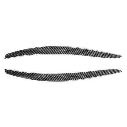 2 PCS / Set Carbon Fiber Car Lamp Eyebrow Decorative Sticker for BMW E92 / E93 2006-2012, Drop Glue Version by buy2fix