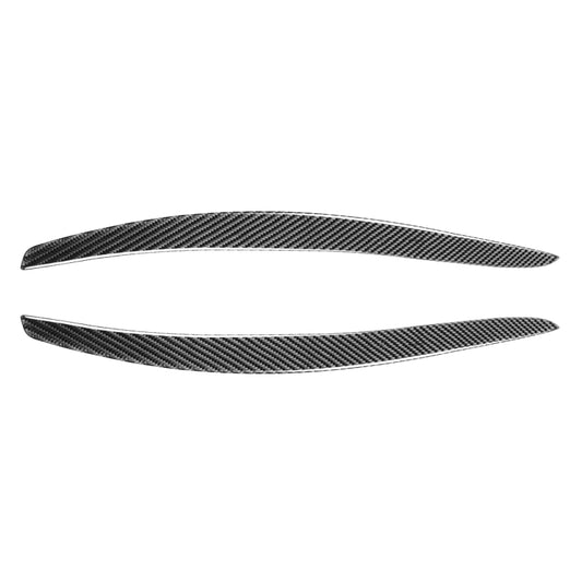 2 PCS / Set Carbon Fiber Car Lamp Eyebrow Decorative Sticker for BMW E92 / E93 2006-2012, Drop Glue Version by buy2fix