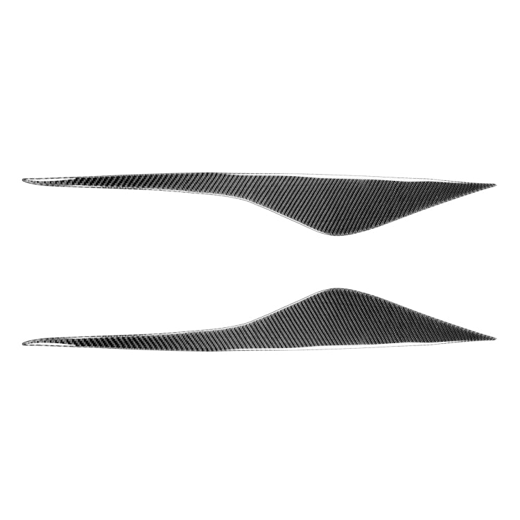 2 PCS / Set Carbon Fiber Car Lamp Eyebrow Decorative Sticker for Ford Mondeo MK4 2007-2013, Drop Glue Version by buy2fix