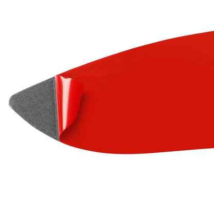 2 PCS / Set Carbon Fiber Car Lamp Eyebrow Decorative Sticker for Honda Civic 1999-1900, Drop Glue Version by buy2fix