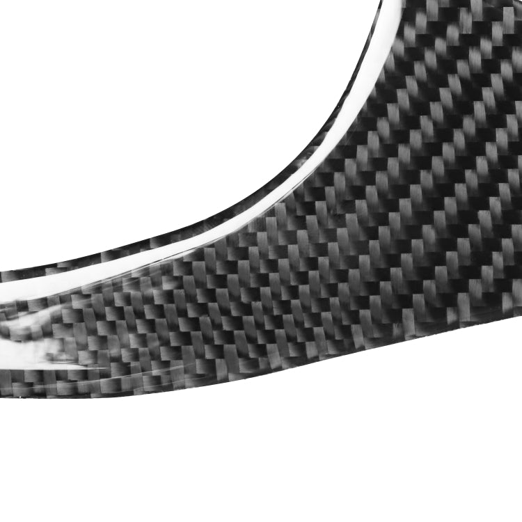 2 PCS / Set Carbon Fiber Car Lamp Eyebrow Decorative Sticker for BMW E60 5 Series 2004-2010, Drop Glue Version by buy2fix