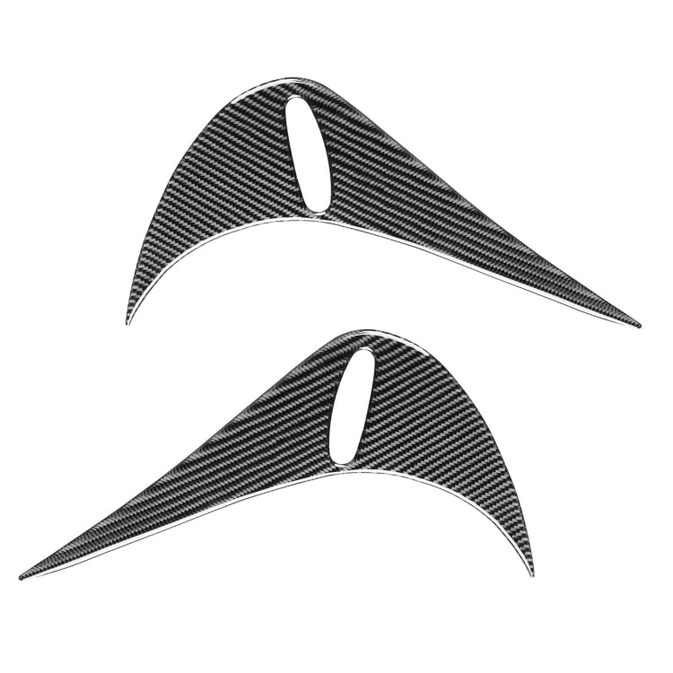2 PCS / Set Carbon Fiber Car Back Lamp Eyebrow Decorative Sticker for Toyota GT86 / Subaru BRZ 2012-2016, Drop Glue Version by buy2fix
