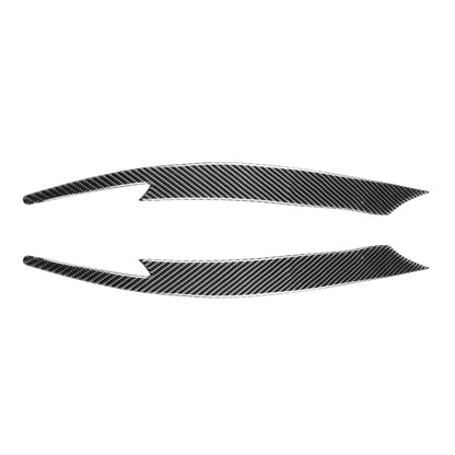 2 PCS / Set Carbon Fiber Car Lamp Eyebrow Decorative Sticker for Subaru Impreza/WRX 10th Generation 2008-2011, Drop Glue Version by buy2fix