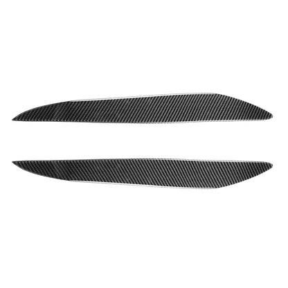 2 PCS / Set Carbon Fiber Car Lamp Eyebrow Decorative Sticker for Mazda 3 2010-2013 / M3 Xingcheng, Drop Glue Version by buy2fix