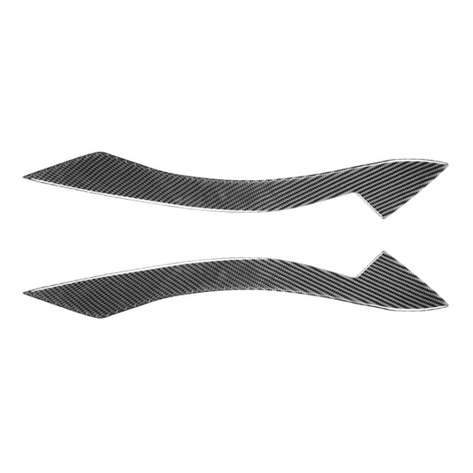 2 PCS / Set Carbon Fiber Car Lamp Eyebrow Decorative Sticker for BMW Z4 / E89 2009-2015, Drop Glue Version by buy2fix