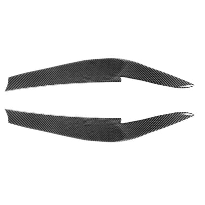 2 PCS / Set Carbon Fiber Car Lamp Eyebrow Decorative Sticker for BMW 5 Series G30 / G38 2018, Drop Glue Version by buy2fix
