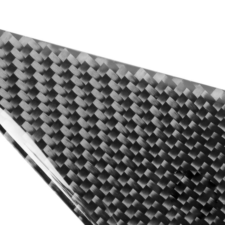 2 PCS / Set Carbon Fiber Car Lamp Eyebrow Decorative Sticker for BMW X1/E84 2009-2014, Drop Glue Version by buy2fix