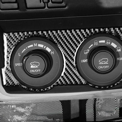 Carbon Fiber Car Four-wheel Drive Switch Panel Decorative Sticker for Toyota 4Runner 2010-2020 by buy2fix