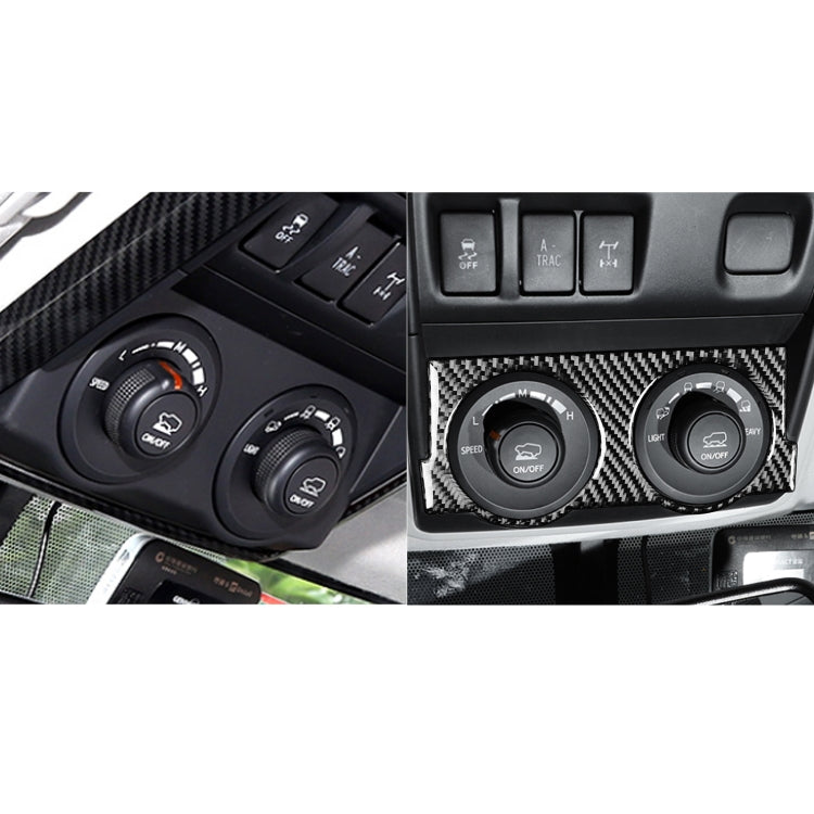 Carbon Fiber Car Four-wheel Drive Switch Panel Decorative Sticker for Toyota 4Runner 2010-2020 by buy2fix
