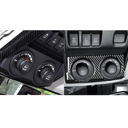 Carbon Fiber Car Four-wheel Drive Switch Panel Decorative Sticker for Toyota 4Runner 2010-2020 by buy2fix