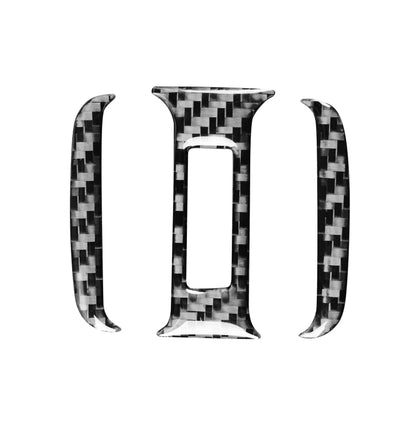 3 PCS / Set Carbon Fiber Car Rear Air Outlet Decorative Sticker for Toyota 4Runner 2010-2020 by buy2fix