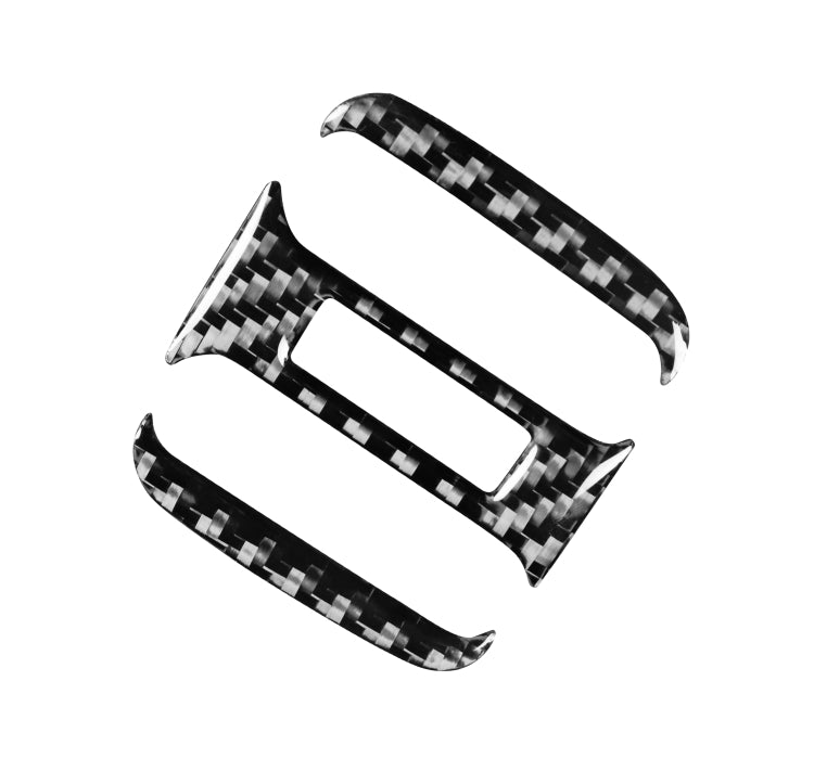 3 PCS / Set Carbon Fiber Car Rear Air Outlet Decorative Sticker for Toyota 4Runner 2010-2020 by buy2fix