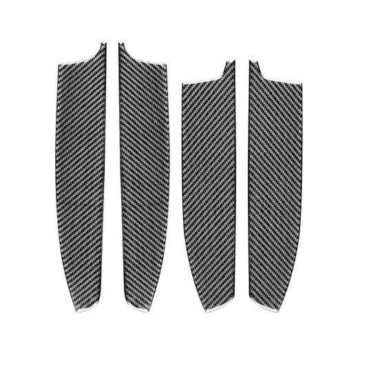 4 PCS / Set Carbon Fiber Car Door Inner Armrest Decorative Sticker for Toyota 4Runner 2010-2020 - In Car by buy2fix | Online Shopping UK | buy2fix