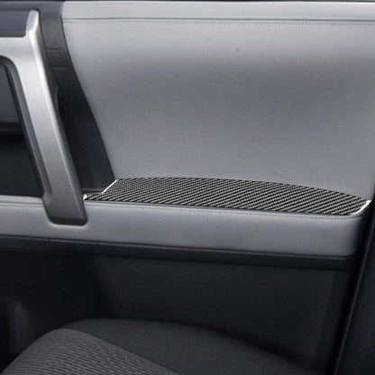 4 PCS / Set Carbon Fiber Car Door Inner Armrest Decorative Sticker for Toyota 4Runner 2010-2020 - In Car by buy2fix | Online Shopping UK | buy2fix