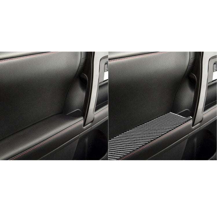 4 PCS / Set Carbon Fiber Car Door Inner Armrest Decorative Sticker for Toyota 4Runner 2010-2020 - In Car by buy2fix | Online Shopping UK | buy2fix
