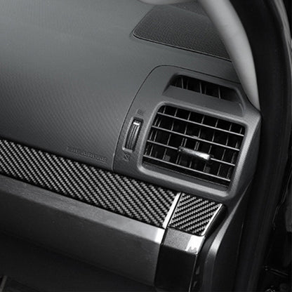 4 PCS / Set Carbon Fiber Car Center Console Decorative Sticker for Toyota 4Runner 2010-2020, Suitable for Left Driving - Car Interior Mouldings by buy2fix | Online Shopping UK | buy2fix