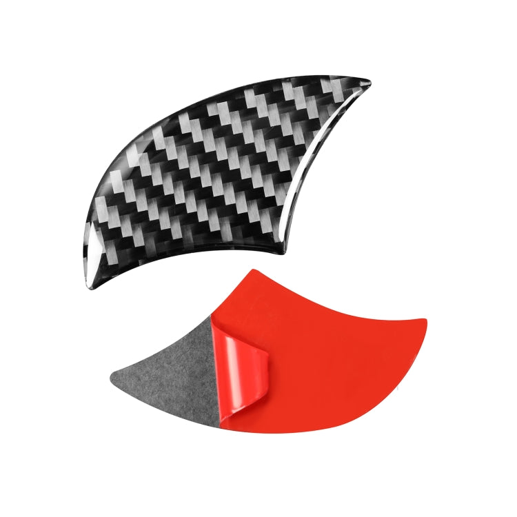 4 PCS / Set Carbon Fiber Car Front Middle Net Logo Decorative Sticker for Toyota 4Runner 2010-2020 - Decorative Sticker by buy2fix | Online Shopping UK | buy2fix