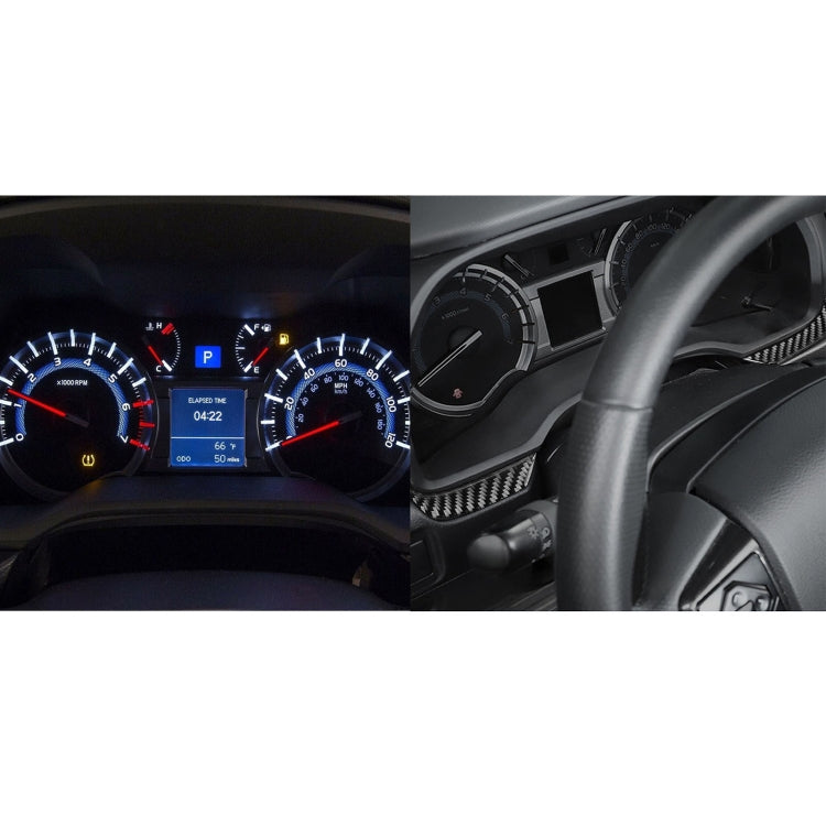 2 PCS / Set Carbon Fiber Car Instrument Both Sides Decorative Sticker for Toyota 4Runner 2010-2020 by buy2fix