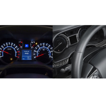 2 PCS / Set Carbon Fiber Car Instrument Both Sides Decorative Sticker for Toyota 4Runner 2010-2020 by buy2fix